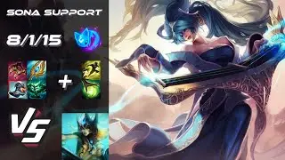 SUPPORT Sona vs Nami - NA Grandmaster Patch 25.S2.5