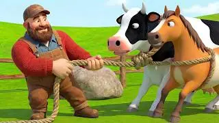 Old MacDonald Had a Farm |  Animals 3D Kids Cartoon & Nursery Rhymes | Baby Toby Kid Song