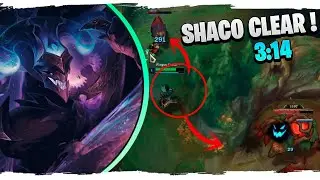 🌿  LA MEJOR FORMA DE LIMPIAR LA JUNGLA CON SHACO   , GUIA COMO JUNGLEAR CON SHACO S11 , #short