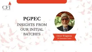 PGPEC insight from the premier batches | Oscar Braganza Testimonial | CFI