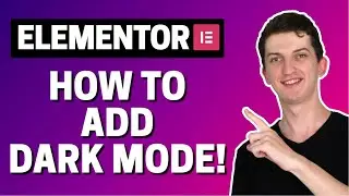 How To Dark Mode Toggle In Elementor