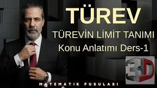 3D YAYINLARI VDD AYT MATEMATİK TÜREV KONU ANLATIMI DERS 1(TÜREV İN LİMİT TANIMI)