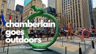 Chamberlain Goes Outdoors at Rockefeller Center | NYC