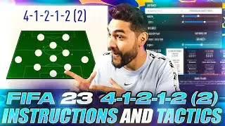 FIFA 23 AFTER PATCH RANK 1 META FORMATION / 4-1-2-1-2 (2) BEST TACTICS & INSTRUCTIONS