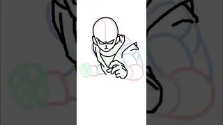 How to draw DragonBall Excersise#drawing #shorts #dragoball #sketch #tutorial #goku