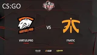 CS:GO/Virtus pro vs fnatic/ cache/PGL Major Krak&oacute;w 2017/ Русская озвучка