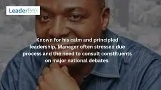 Profile of James Ebiowou Manager&mdash; Former Senator, Delta South Senatorial District, Delta State