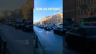 Nevsky Prospekt is Noisy in Anticipation of Spring. #spblife #travel #city