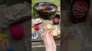 SURVIVAL RATION CRACKERS & BRAHMIN CHEESE BY THE CAMPFIRE!