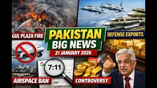 Pakistan Top Breaking News Today Gulplaza Tragedy, Defense Exports, Airspace Ban & Viral Trends