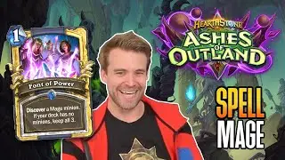 (Hearthstone) Spell Mage VS Highlander Paladin & Ramp Druid - Ashes of Outland