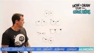 How to Draw Stuff with Calvin Innes - Simple cartoon eyes (a beginners lesson)