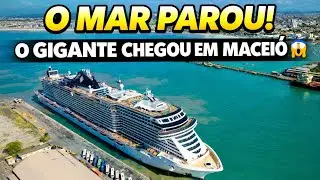 🚢 GIGANTE DO MAR! Cruzeiro acaba de atracar no Porto de Maceió e impressiona