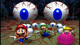 Mario Party 8 Minigames - Mario Vs Luigi Vs Peach Vs Daisy (Master CPU Goes INSANE)