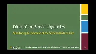 Direct Care Worker Agency (DCWA) Audit Tool Overview