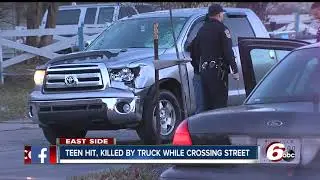 Dalton Bandy was hit by a truck as he tried to catch a school bus Thursday morning