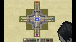 Minecraft - IMPROVED! - 4-Way Double Rail Intersection