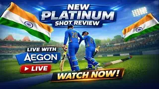 FINALLY PLATINUM SHOT LE LIYA 🤩 REAL CRICKET 🏏 | AegonFTW LIVE