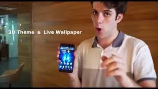 CM launcher 3D Wolf Theme