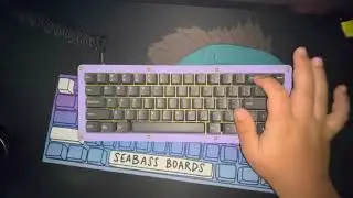 Custom acrylic 65% mechanical keyboard :)