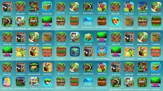 Craftsman, Minecraft, Craft Valley, MergeCrafter, SuperCraft, Pixel Gun 3D, Mini Block Craft 2