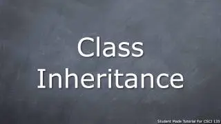 Class Inheritance