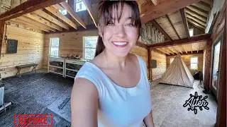 The floors are DONE! Fixing our subfloors, blocking for 500lb chambers stove, & laying vinyl