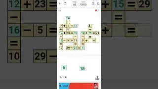 Crossmath - Math Puzzle Games || Stage 42 #googleplaygamer #shorts #gpgyt #crossmath