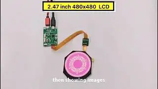 2.5 inch 480480 round screen circle screen roundness circular IPS TFT circle lcd