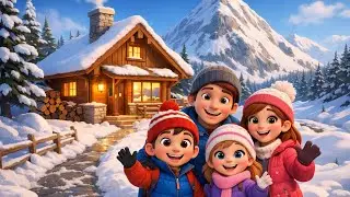Domek w g&oacute;rach | Piosenka dla dzieci ❄️🏔️ | Zimowa przygoda