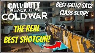 THE ACTUAL BEST SHOTGUN IN COLD WAR! Best Gallo SA12 Class Setup in Cold War!