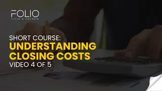 Understanding Closing Costs (4/5): Reading Settlement Statements (CD, HUD, ALTA)