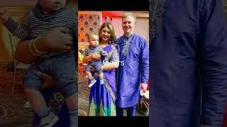 Richa Gangopadhyay with husband and son # Mirchi heroine Richa Gangopadhyay with husband and son