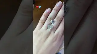 💎&hearts;️Heart Shaped Diamonds #jewellery #diamond #beautiful #youtube #love #engagement #viral #happy