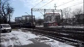 EU07E-089 + SM42-2572 MAJKOLTRANS ZE SZUTR&Oacute;WKAMI || Dworzec Kolejowy || Linia D29-273 || Głog&oacute;w
