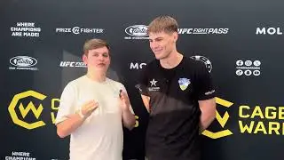 Cage Warriors 192: Naglis Kanišauskas Post-Fight Interview