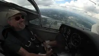 First glider flight!!!  Demo flight at KHEG