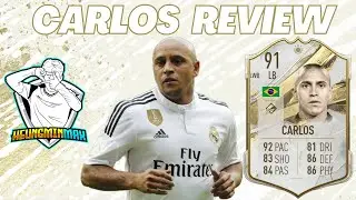 91 Prime Icon Roberto Carlos Review | FIFA 23 Ultimate Team