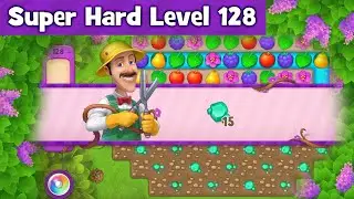Gardenscapes Super Hard Level 128 | No Boosters | Playrix