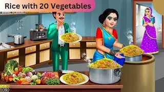 Rice with 20 Vegetables | Moral Story in English | Unity is Strength---