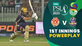 1st Innings Powerplay | Islamabad United vs Quetta Gladiators | Match 21 | HBL PSL 8 | MI2T