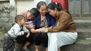 How did the foster mother react when her daughter confessed to leaving her husband?