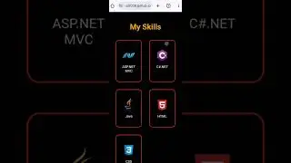 Portfolio Website in HTML CSS JS | Telegram Bot Integrated | #Shorts #website #portfolio #developer