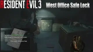 Resident Evil 3 Police Station West Office Safe Lock Guide