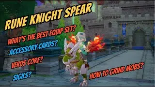 RAGNAROK ORIGIN - RUNE SPEAR, EQUIP SET/BUILD, CARDS, VERUS, SIGILS ETC