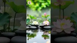 🎧 Soft Piano Relaxing 🌿 Calm Water & Lotus | Peaceful Piano for Stress Relief & Sleep