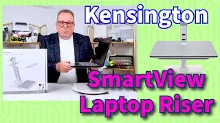 Stop Hunching Over your Desk with the Kensington SmartView Organizing Laptop Riser