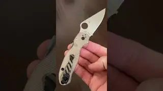 Spyderco Para 3 Micarta Old Glory Lynch Clip: #friday #tgif #shorts #para3 #knife #viral