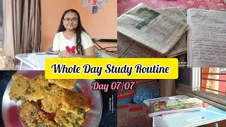 A Day in My Life as a 1st Year college Student📚 Day 07 /07 of syllabus complete challenge 🎯⏰ #study 