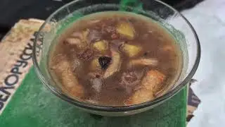 ПОЛИВКА ИЗ МОЛОДОГО КАРТОФЕЛЯ. БЕЛАРУССКАЯ КУХНЯ В ЗИМНЕМ ЛЕСУ!